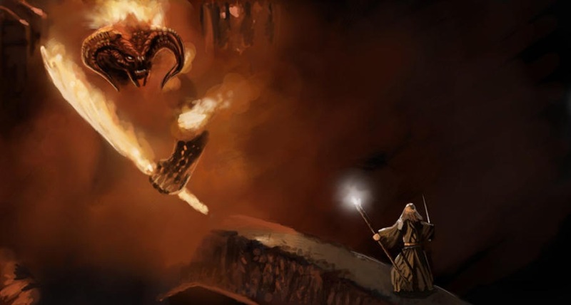 Gandalf contra el Balrog
